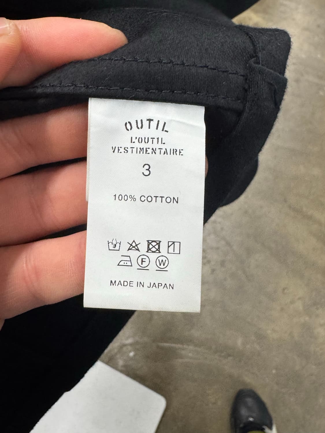 Outil 블랙 크롭 자켓 L 상품이미지4