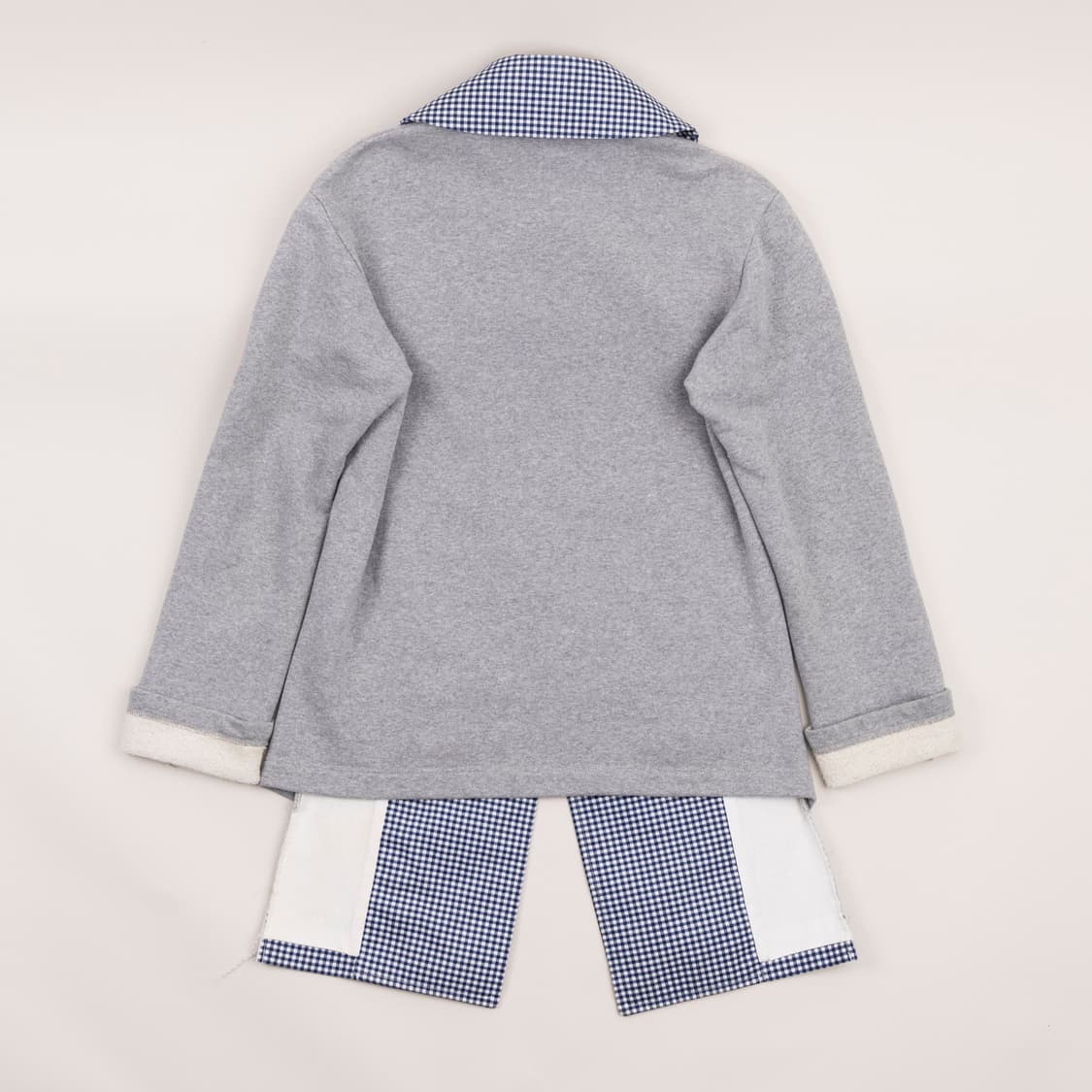 comme des garcons 자켓 깅엄 체크 블루 하이브리드 상품이미지2