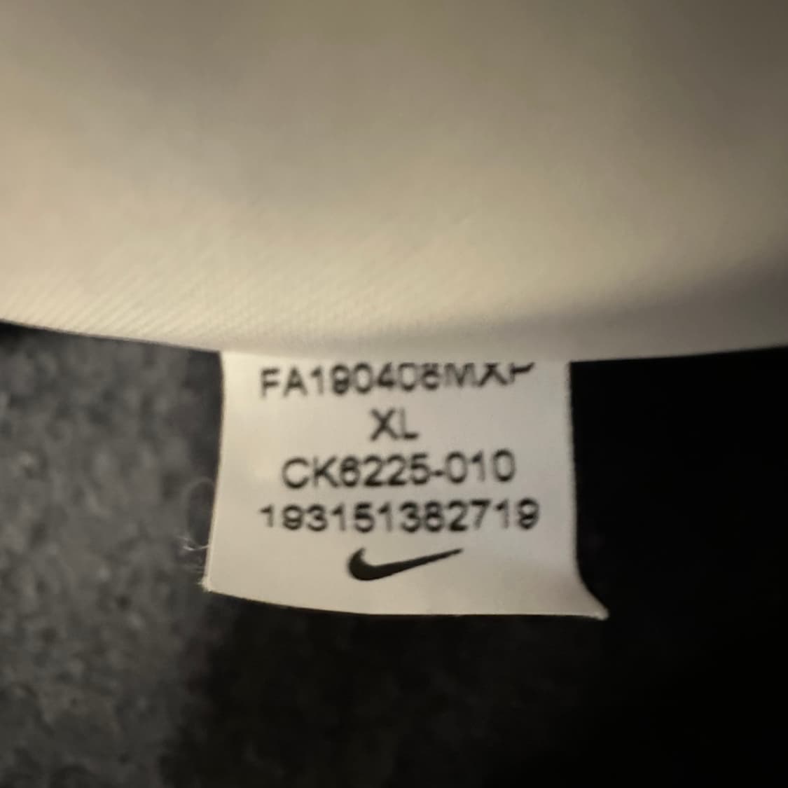 SUPREME X NIKE leather applique hoodie 상품이미지5