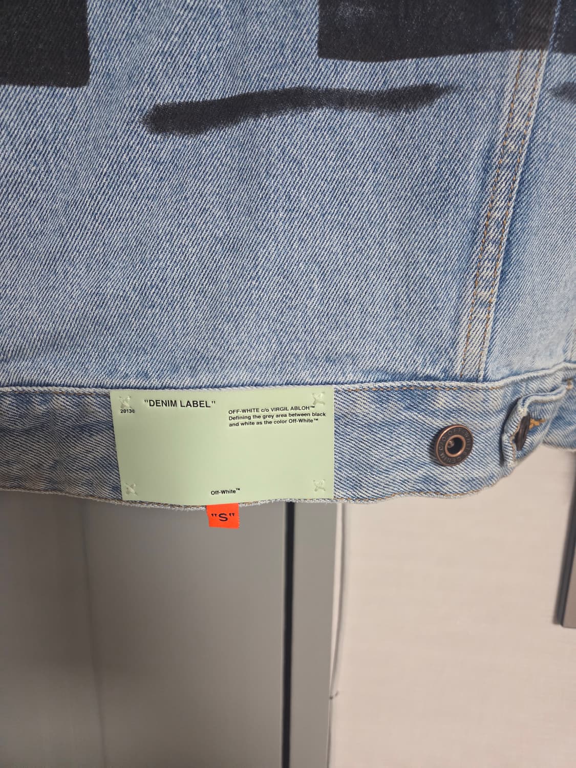 오프화이트 남성 데님 자켓 상품이미지5