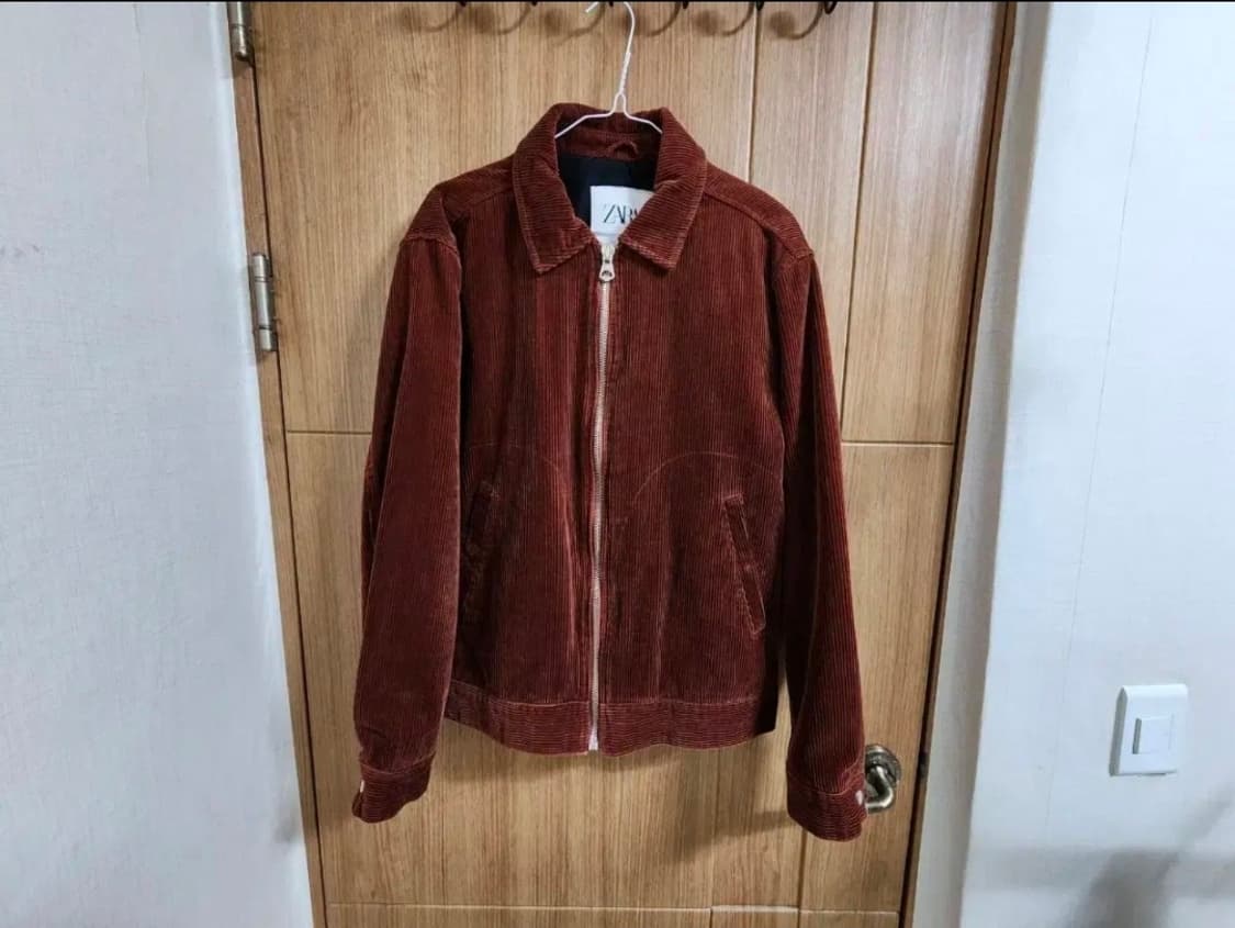 (L)자라 코듀로이 집업 점퍼 상품이미지1