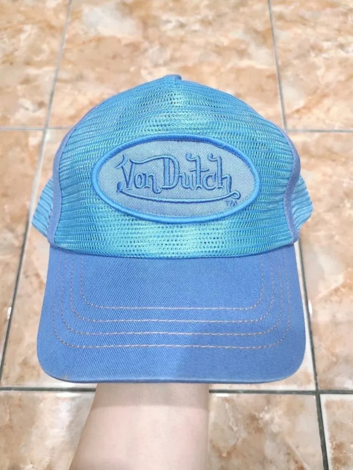 본더치 메쉬 트러커캡 블루 상품이미지1