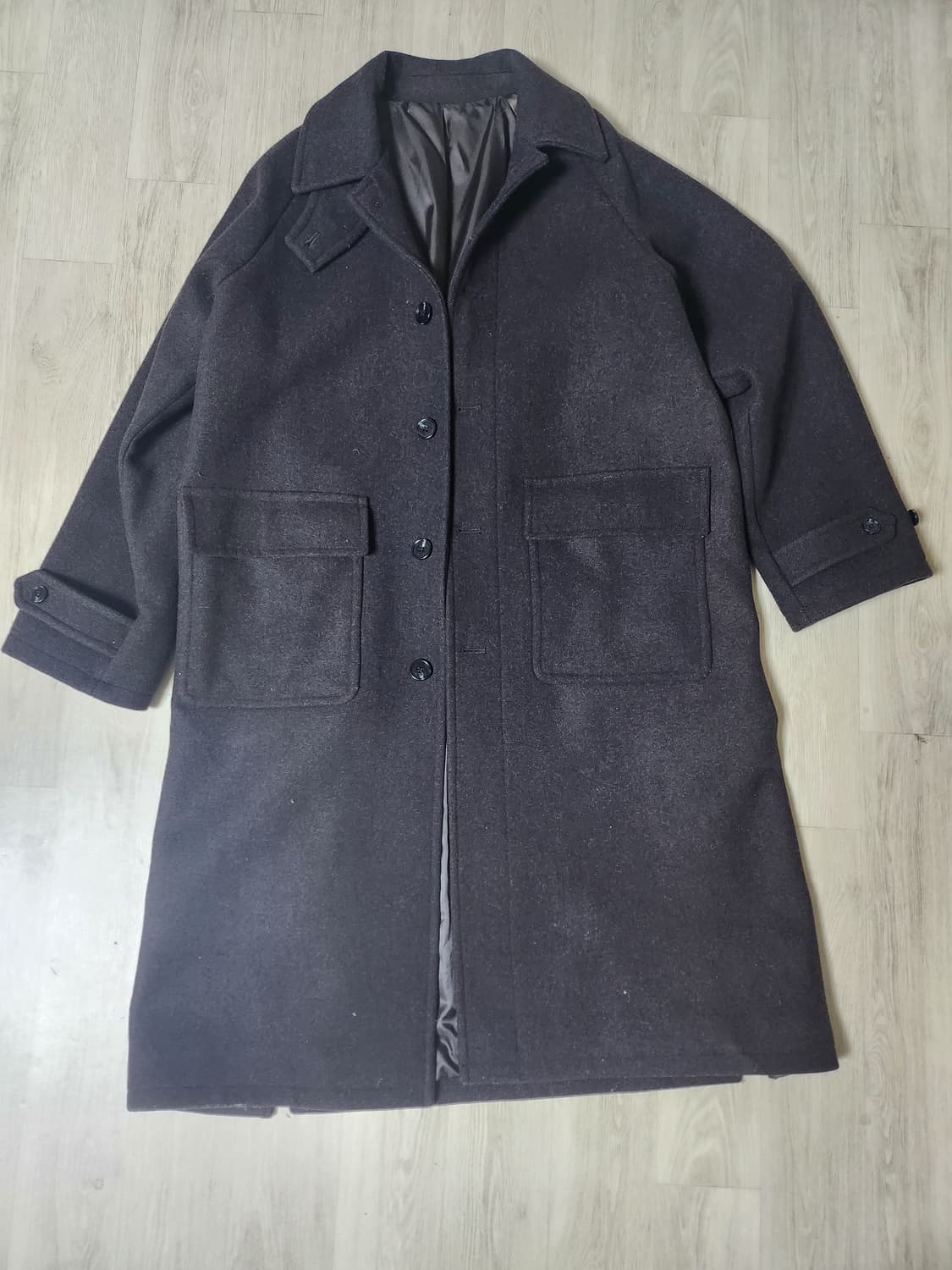 발마칸 울 코트 브라운 상품이미지1