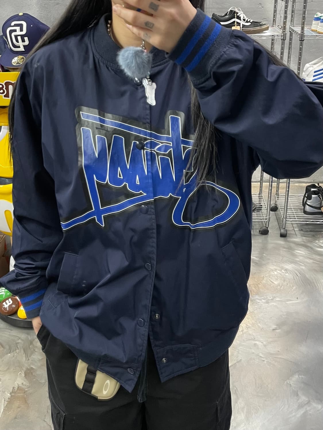 00s 스투시 나일론 바시티 자켓 상품이미지9