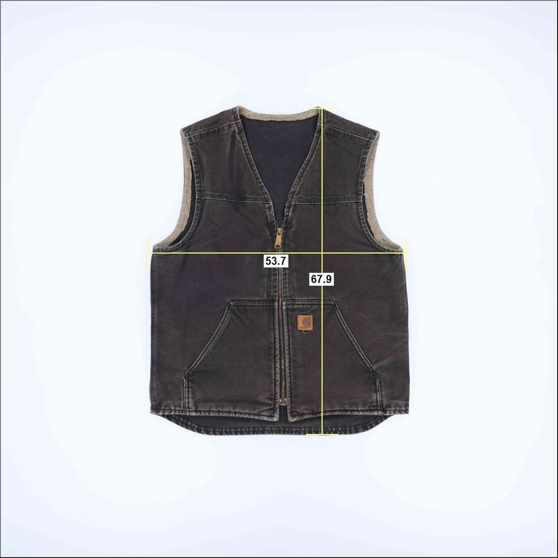 [M] 칼하트 빈티지 워크 베스트 집업 조끼 N7004 상품이미지7
