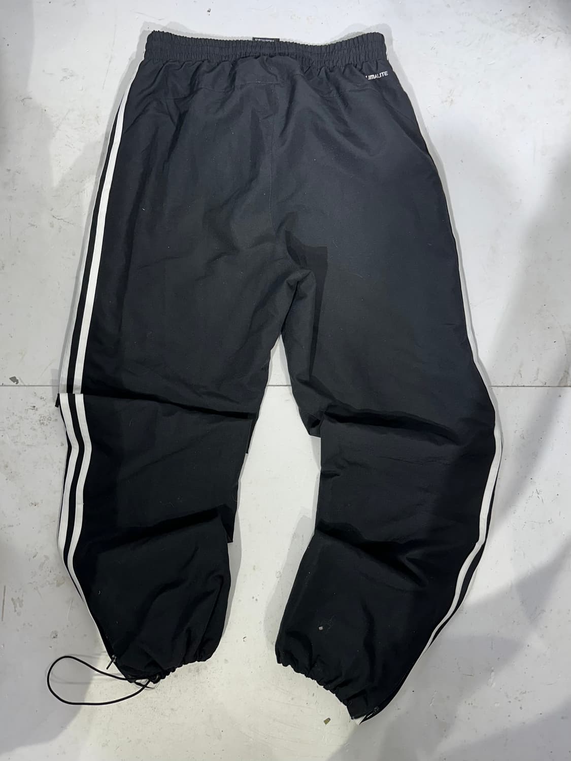아디다스 블랙 화이트 삼선 트레이닝 팬츠 100 상품이미지5