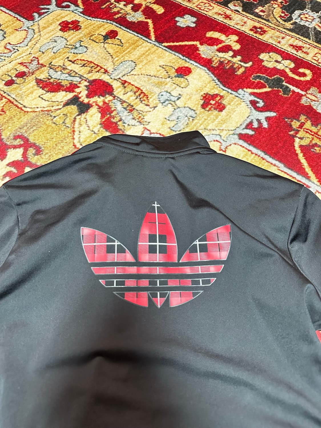 아디다스 타르탄 레드 백로고 삼선 트랙탑 져지  상품이미지4