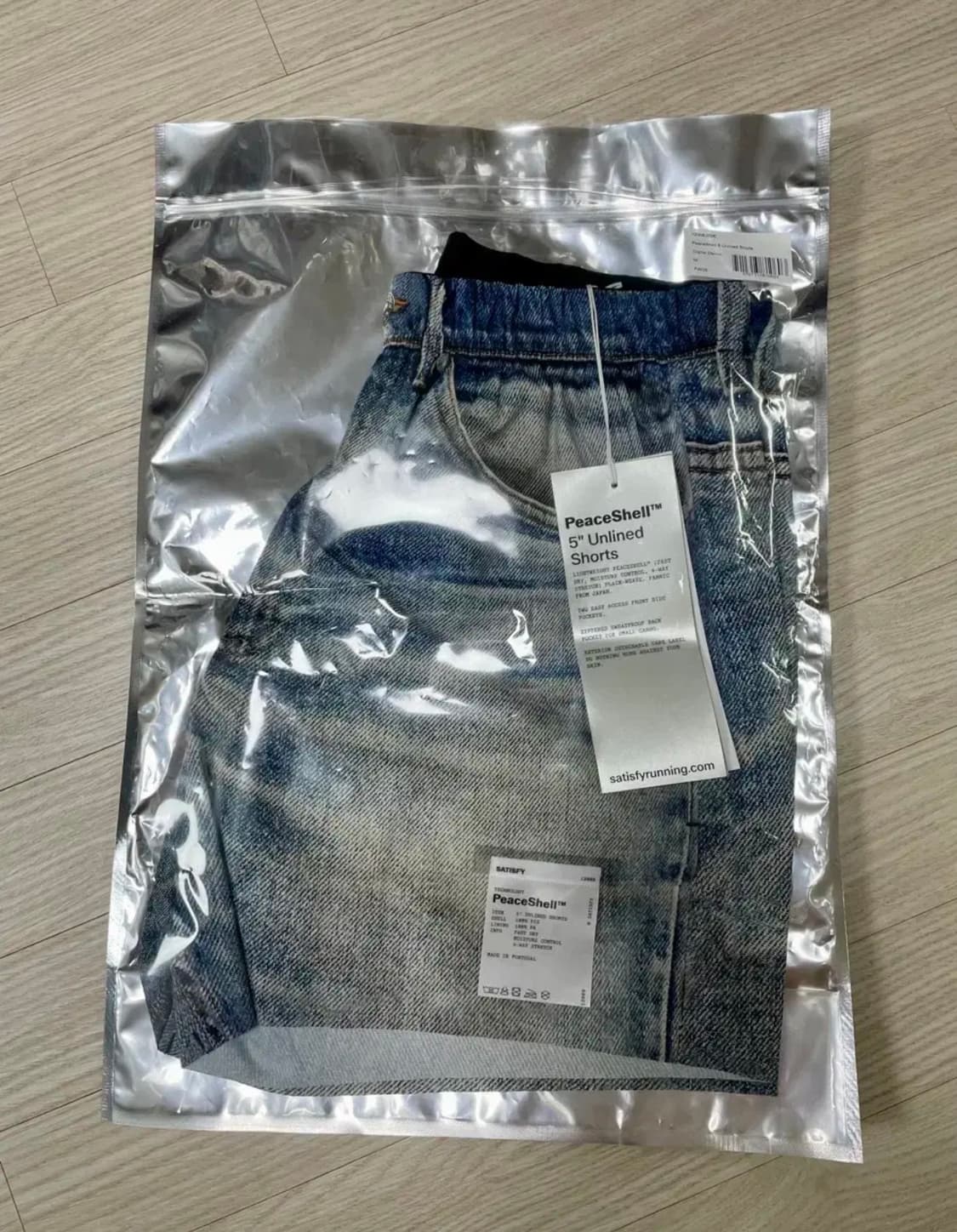 새티스파이 피스쉘데님쇼츠M 상품이미지1