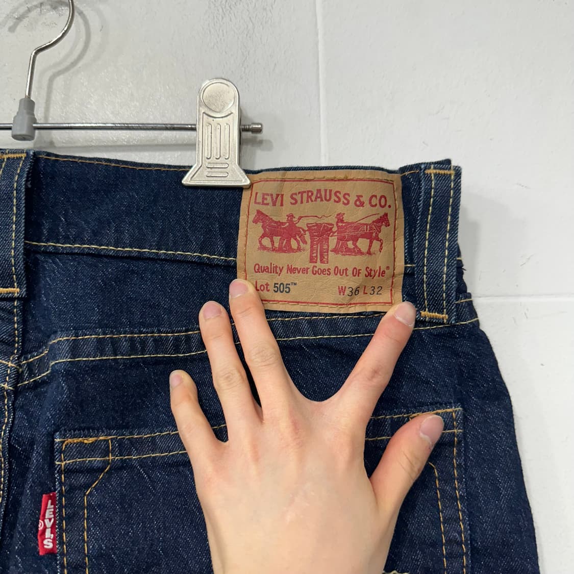 리바이스 505 데님 팬츠 상품이미지4