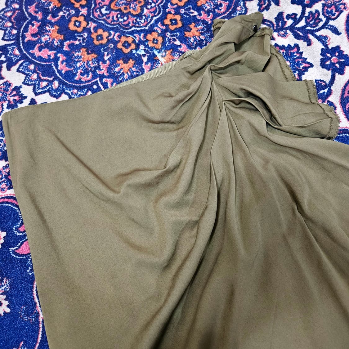 한섬 랑방(Lanvin) 레이온 셔링 스커트 61size 상품이미지4