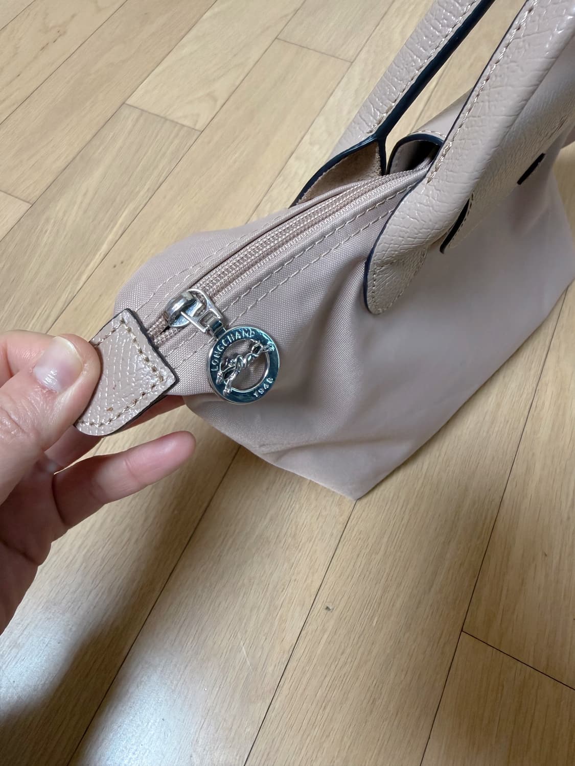 롱샴 토트백 베이지핑크 상품이미지5