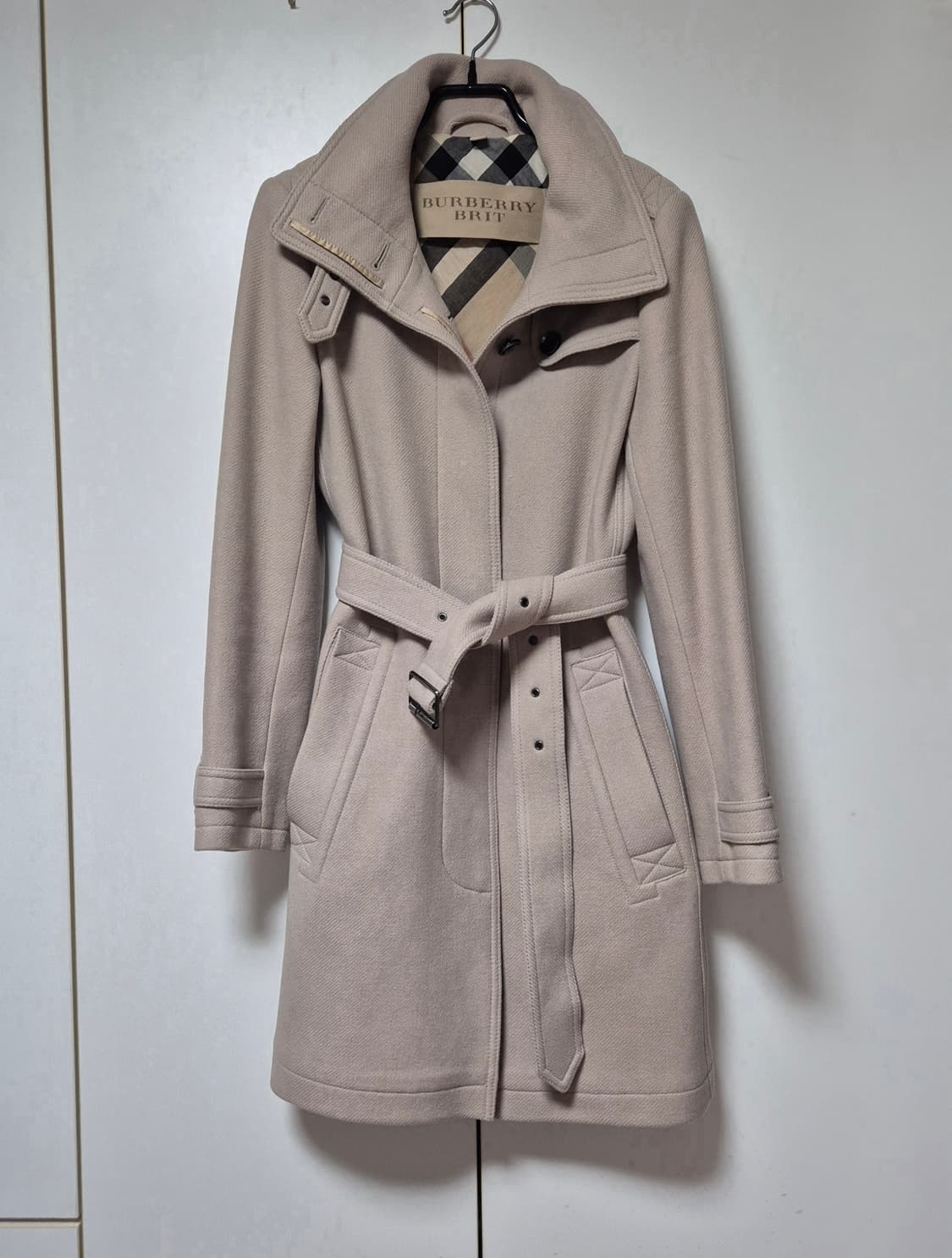 버버리 브릿 울 캐시미어 코트 하이넥 트렌치 상품이미지1