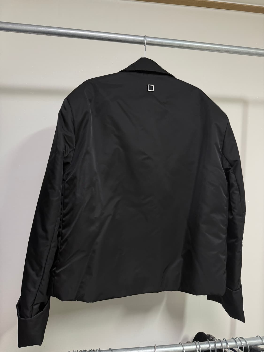 우영미 나일론 크롭자켓 블랙 사이즈 50 상품이미지3