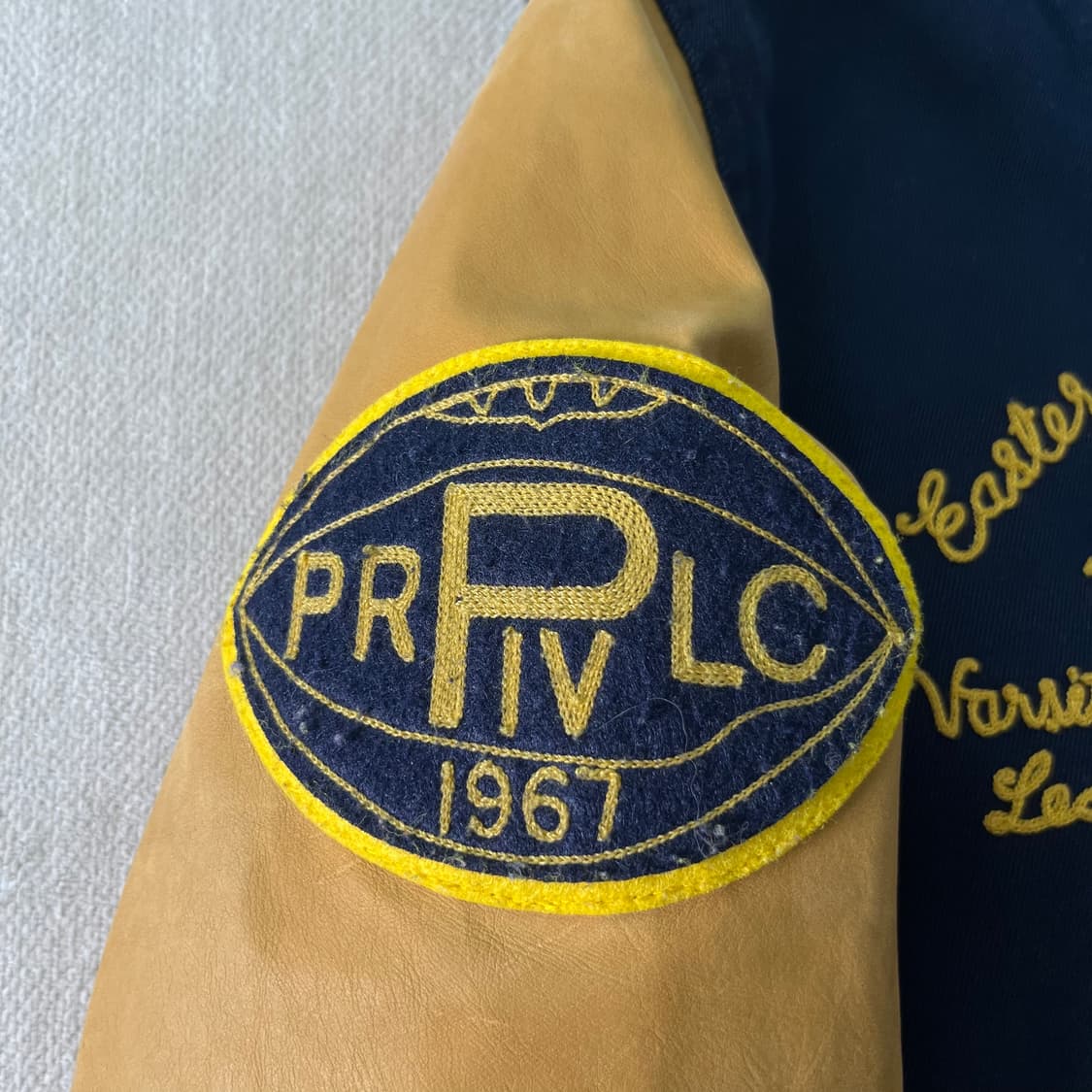 100 폴로 랄프로렌 데이비슨 풋볼 바시티 자켓 상품이미지7