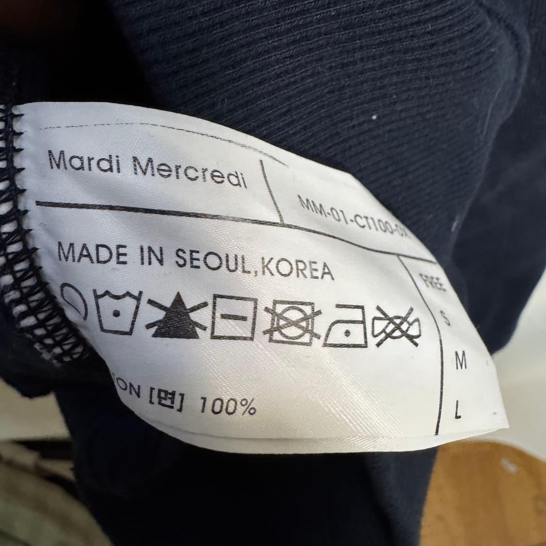 마르디메크르디 라운드 맨투맨 티셔츠 상품이미지4