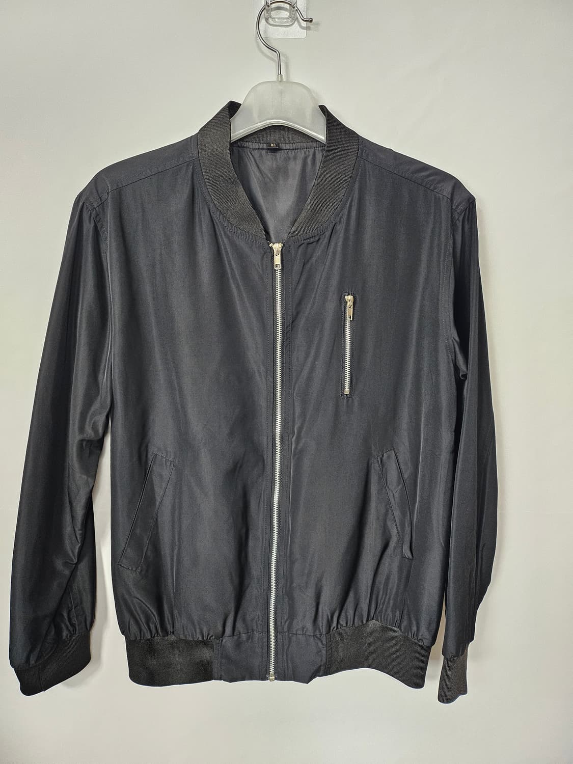 블랙 남성 봄버 자켓 105 XL 상품이미지2