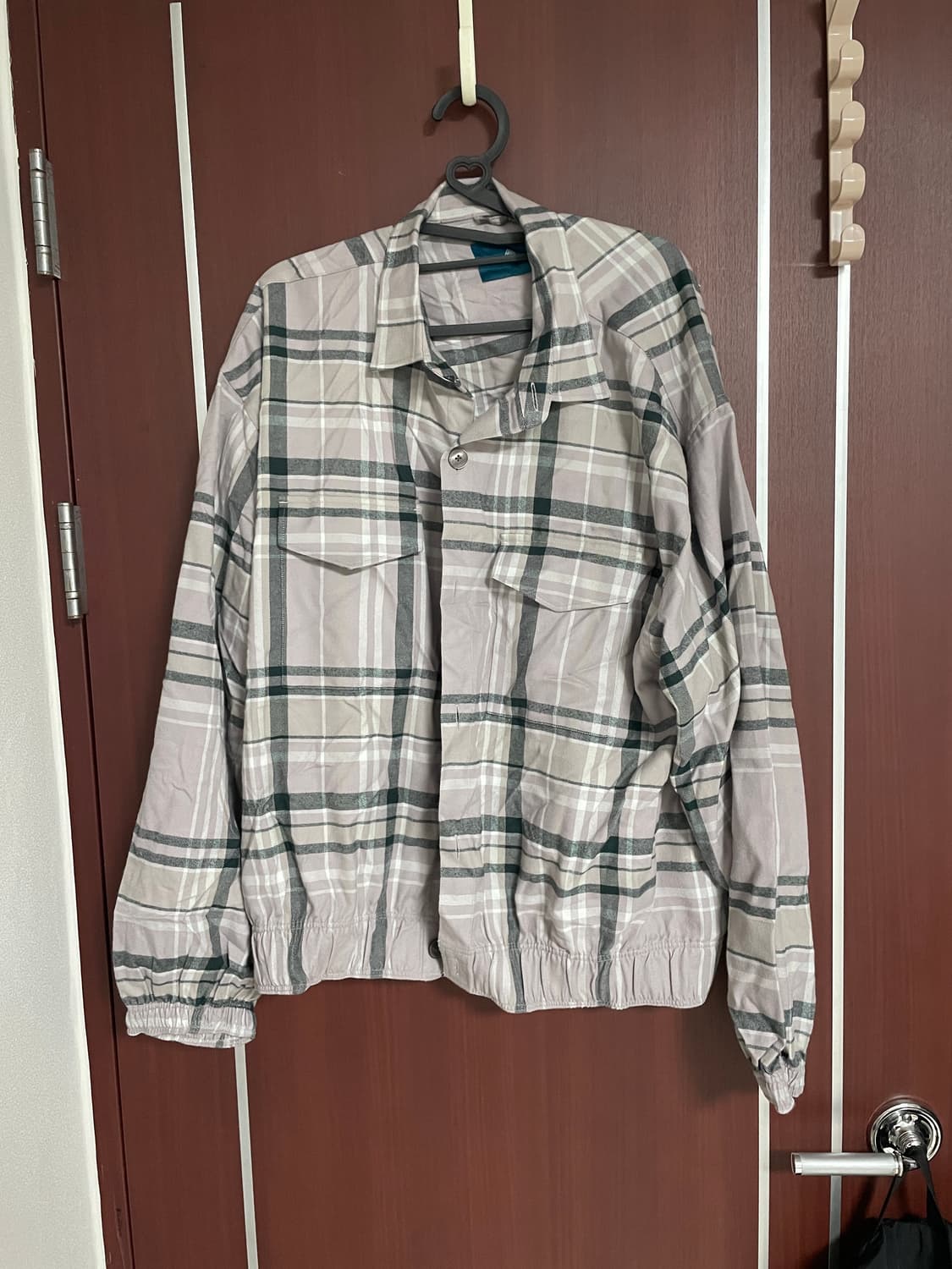 체크 셔츠 자켓 상품이미지1