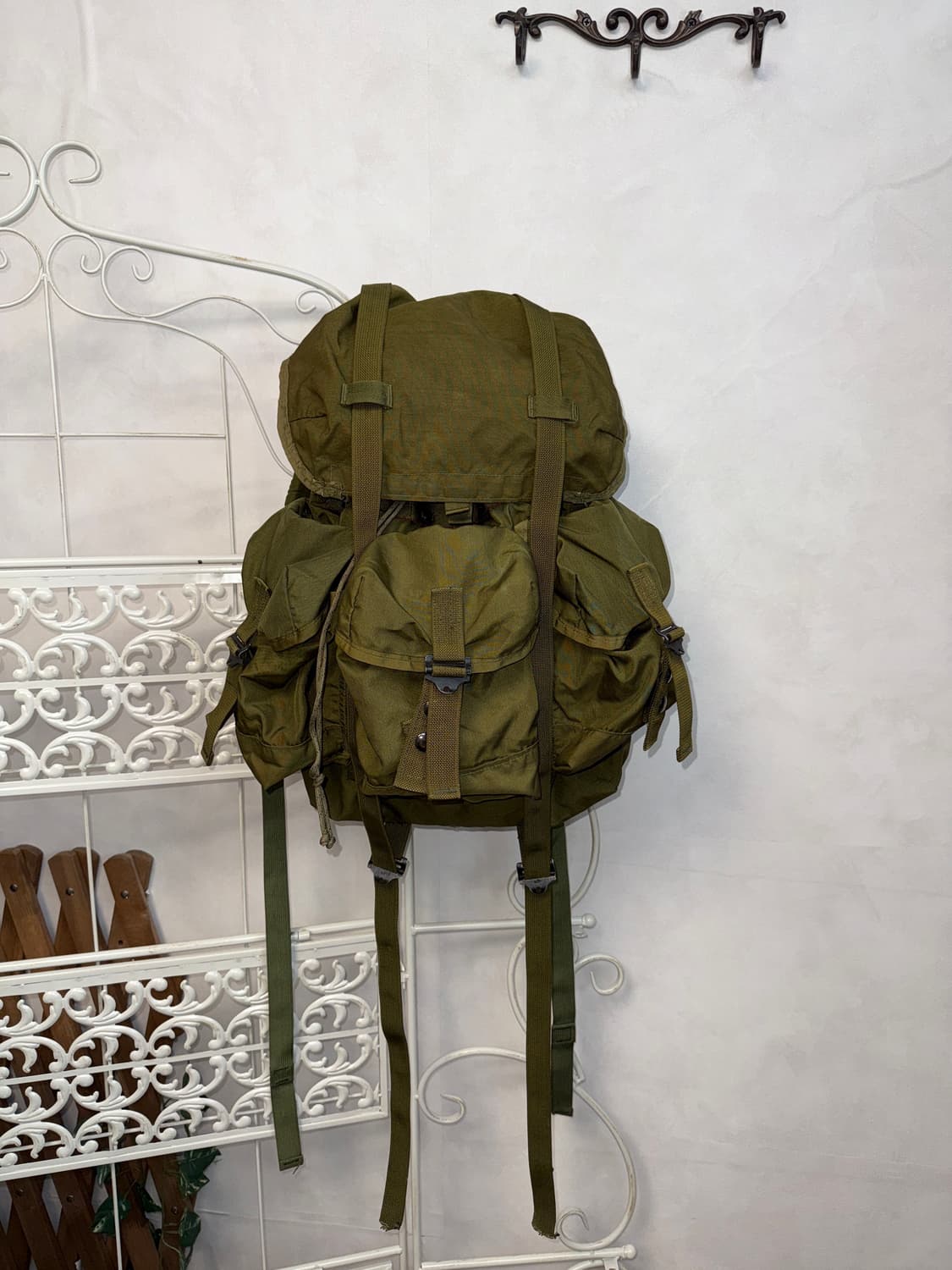 Khaki grunge military multi pocket 백팩 상품이미지1