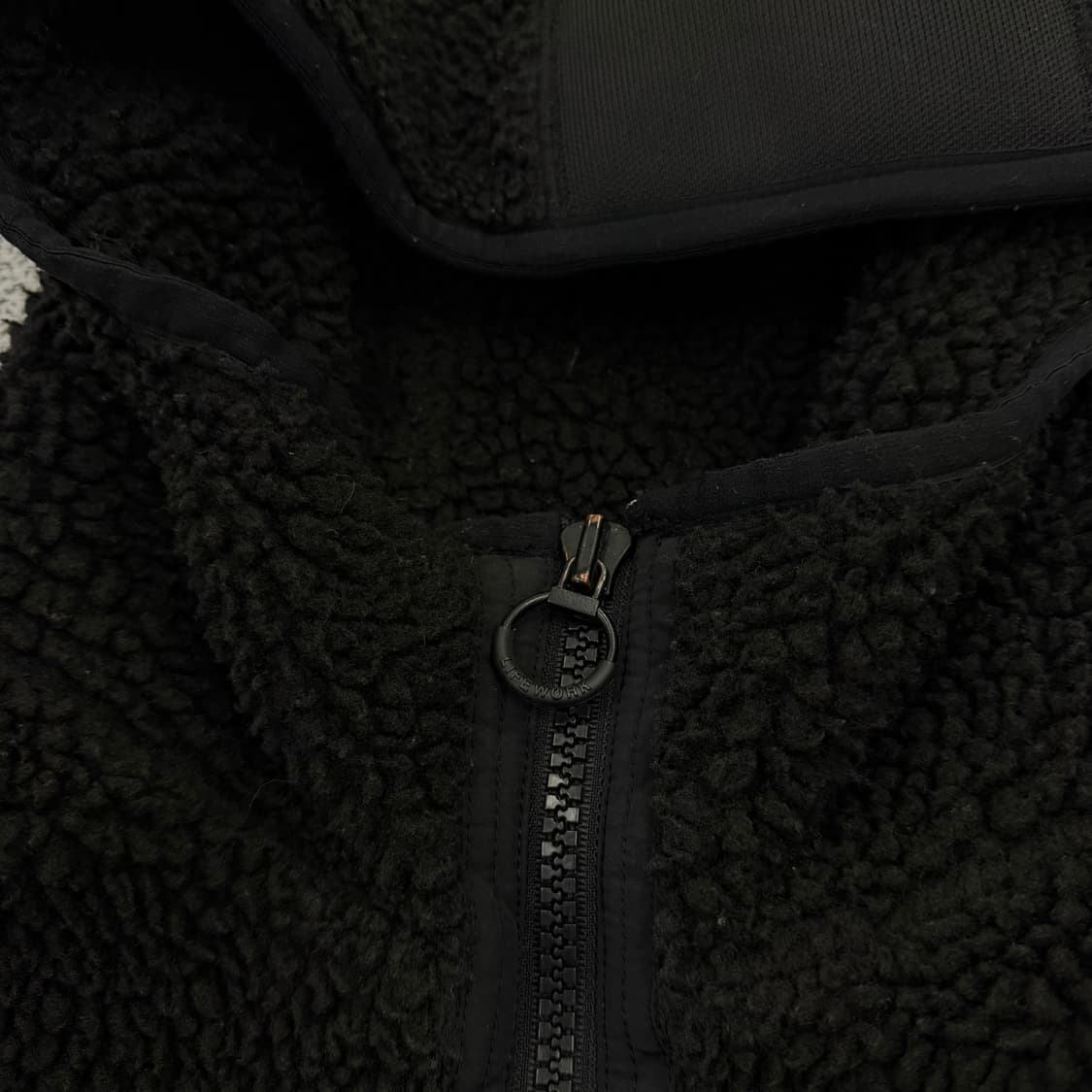 S 라이프워크 블랙 플리스 자켓 0130H1 상품이미지3