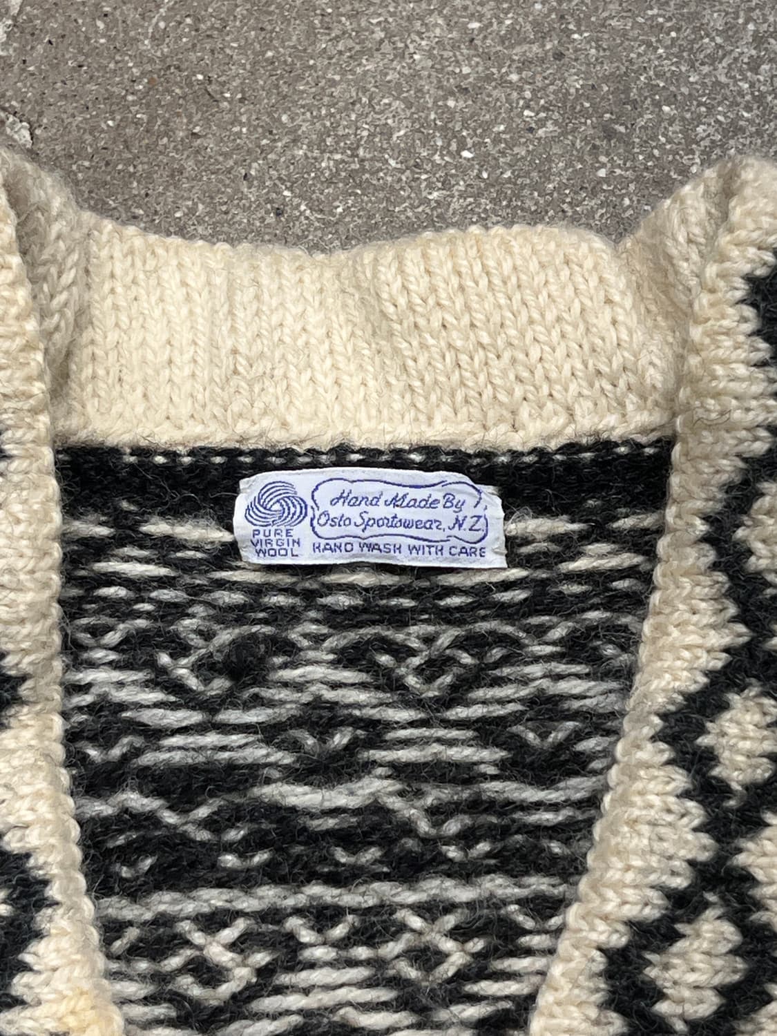 OSLO 핸드메이드 노르딕 울 스웨터 상품이미지4
