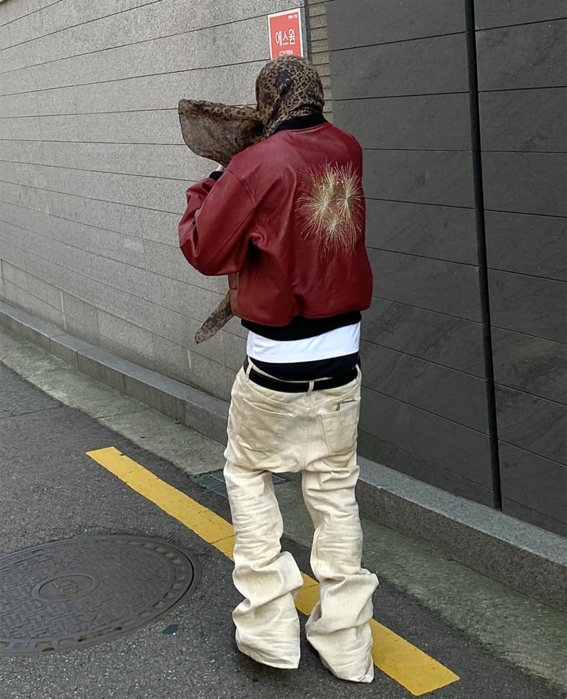 [3] 언더마이카 글라시얼 벨벳틴 플레어진 아이보 리 상품이미지4