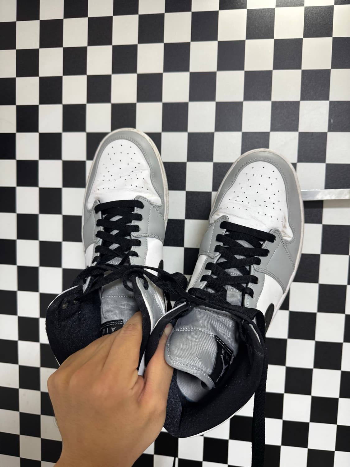 [290] 조던 1 미드 라이트 스모크 그레이 앤트러사이트 상품이미지3