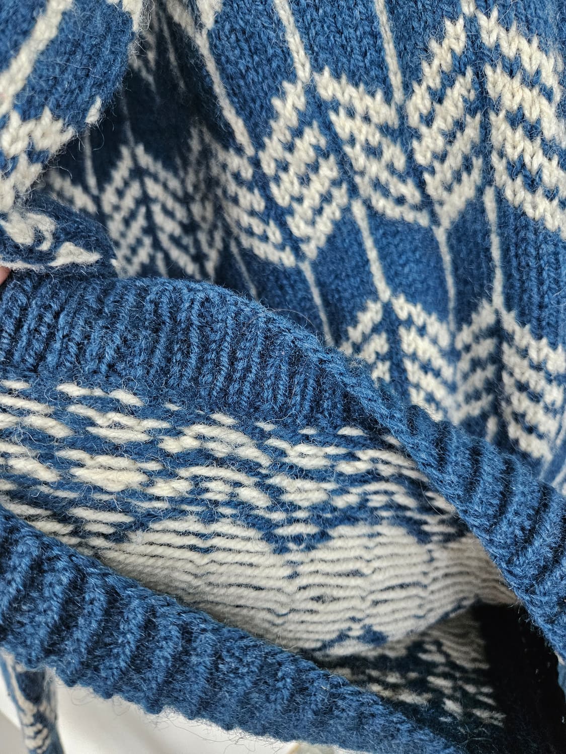 vtg 노르웨이 헤비울 느낌 가디건 상품이미지7