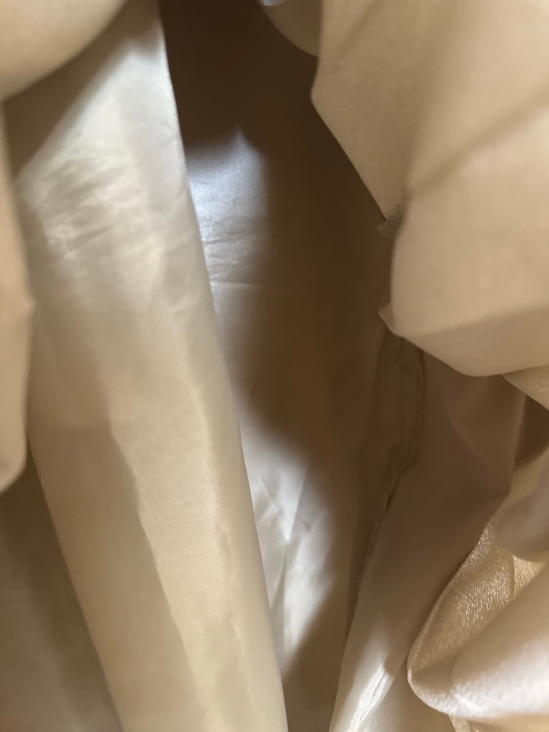 셀렉샵하프넥 플리츠 롱 원피스 카키 베이지 상품이미지4