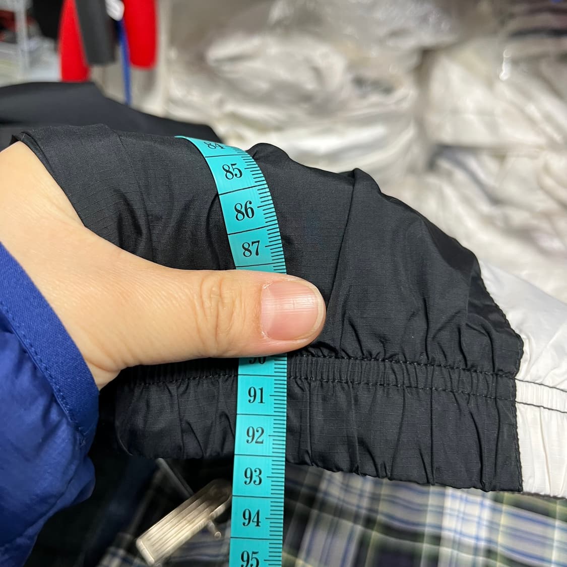 나이키 블랙/화이트 트레이닝 바지 L 상품이미지5