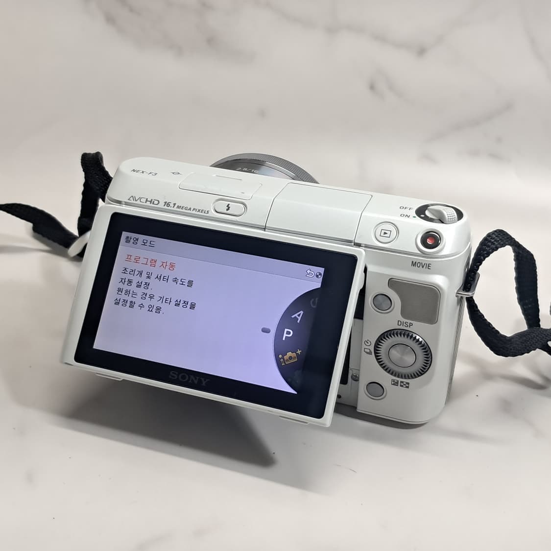 소니 알파 NEX-F3 미러리스 바디 /16mm 렌즈 /18-55mm 상품이미지8