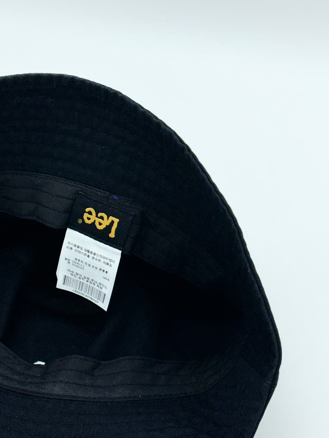 [M] Lee 리 로고 블랙 버킷햇 모자 상품이미지6