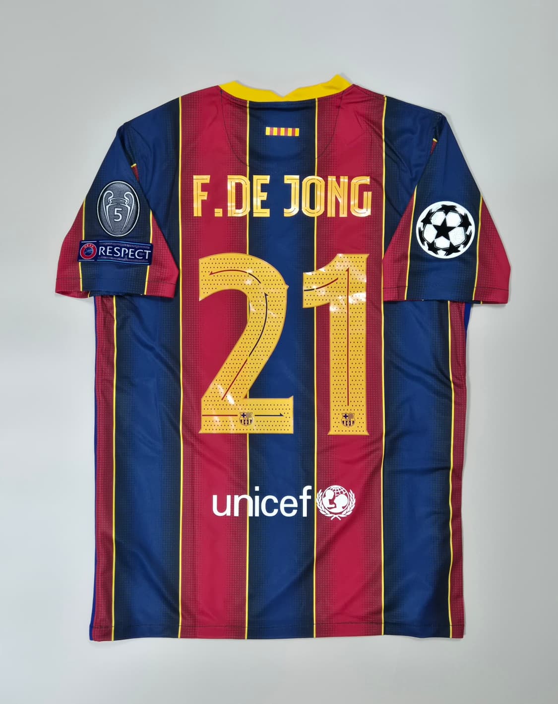 20-21 바르샤 홈킷 프랭키 더 용 유니폼 L 상품이미지1