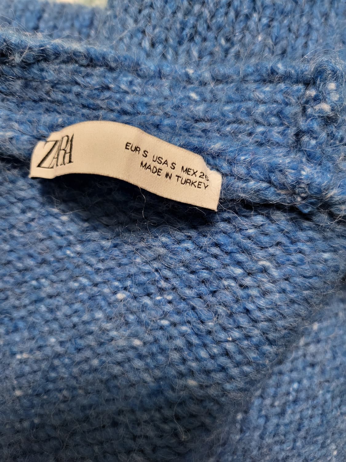 새상 자라 오버핏 크롭 가디건 스웨터 상품이미지8