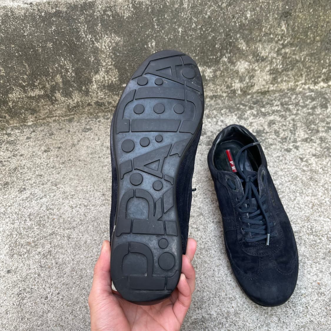 [7UK] Prada 스웨이드 스니커즈 (260) 상품이미지7