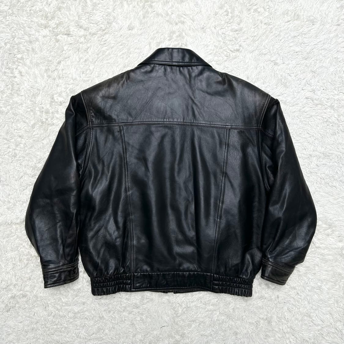 90’s 입생로랑 A-2 레더자켓 (L) 상품이미지2