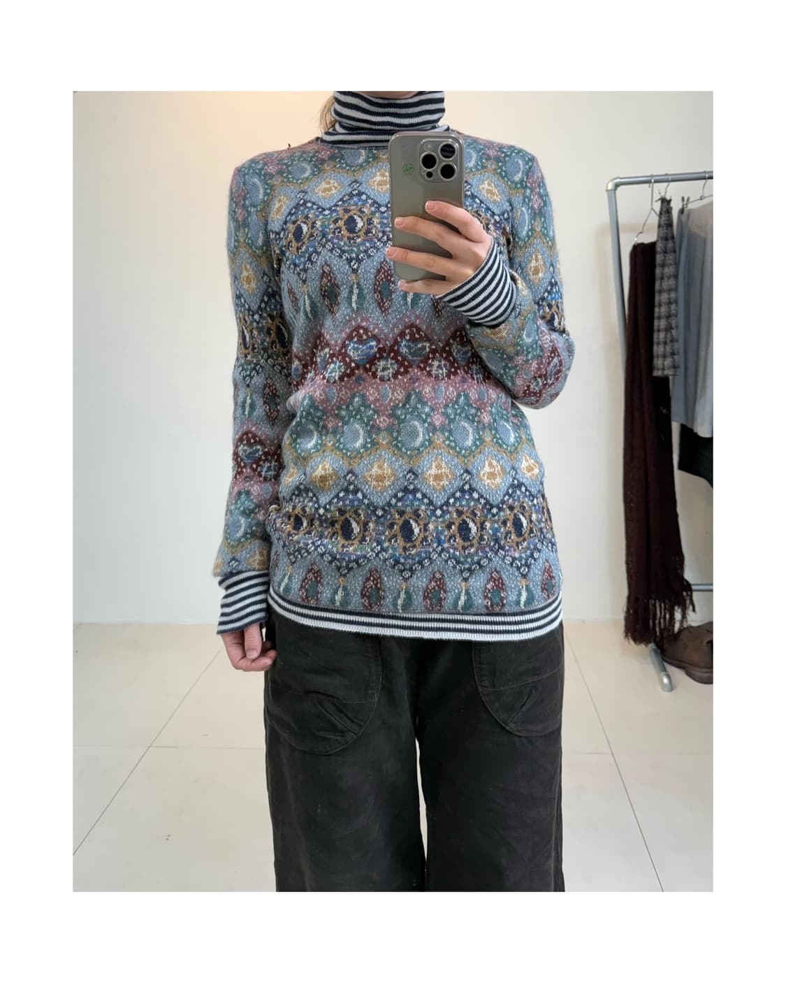 빈티지 울 니트 상품이미지1