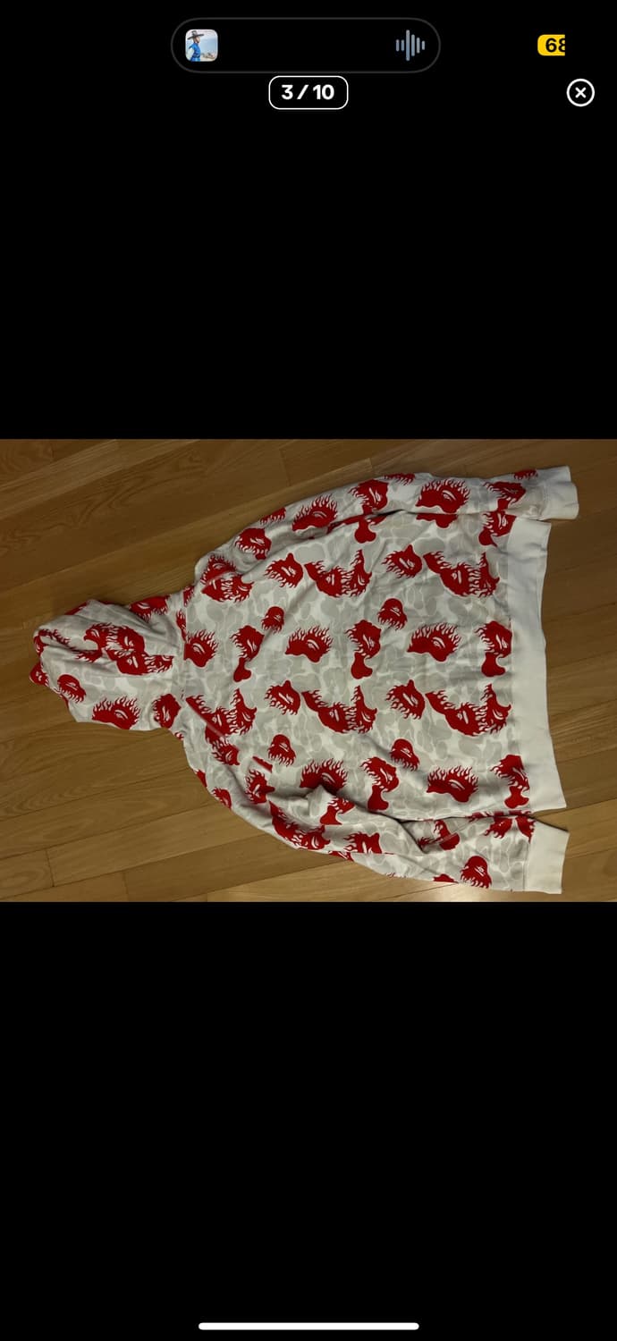 베이프 아카이브 플레임 카모 풀집업 후드 상품이미지2