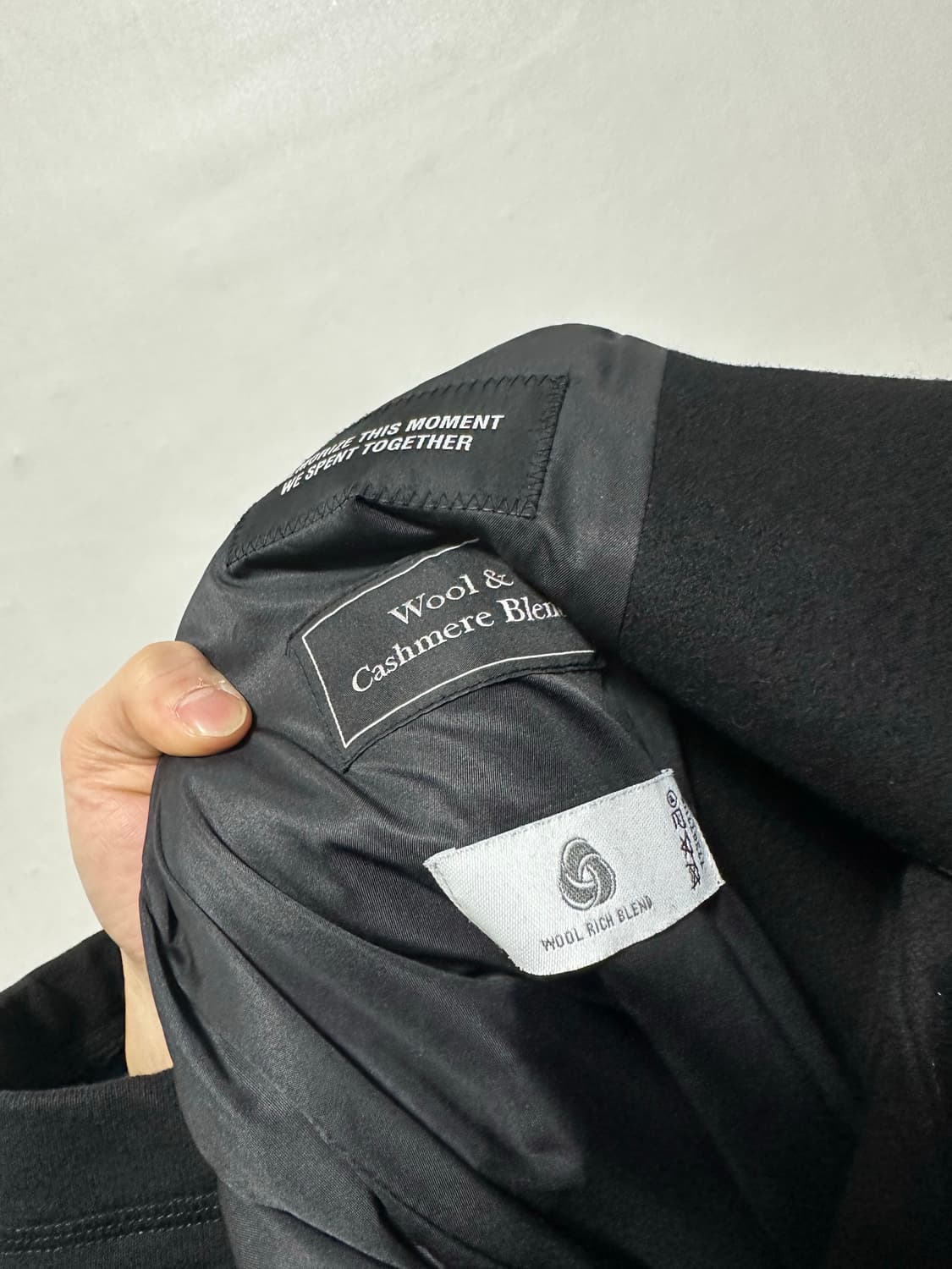 인사일런스 캐시미어블랜드 싱글코트 상품이미지4