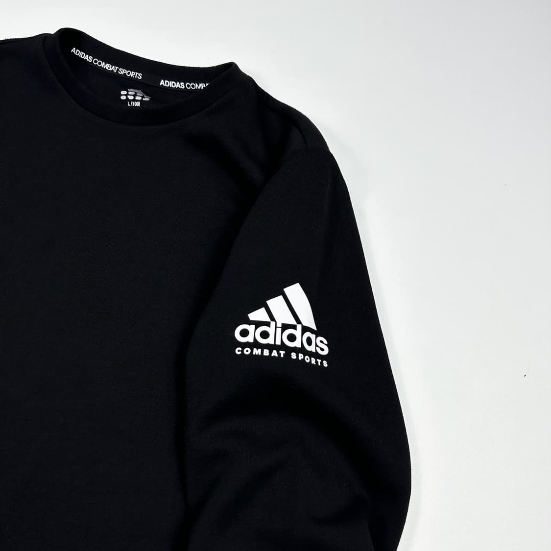 아디다스 오리지널 블랙 크루넥 맨투맨 (L) 상품이미지3