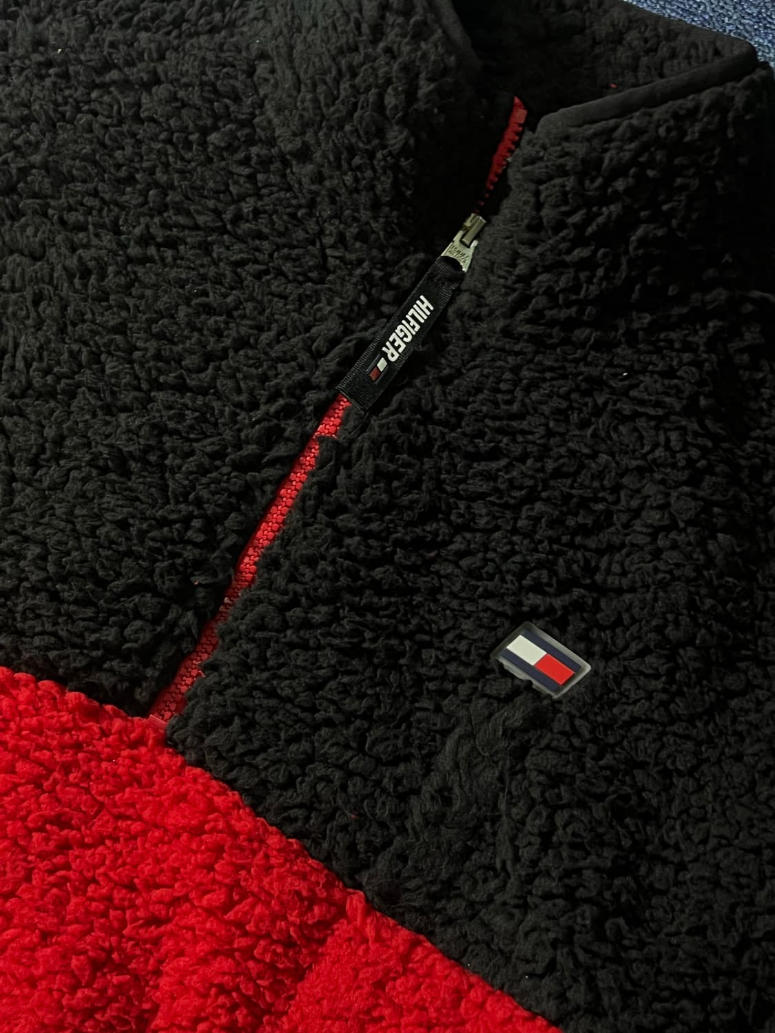 타미힐피거 플리스 아노락 반집업 상품이미지2