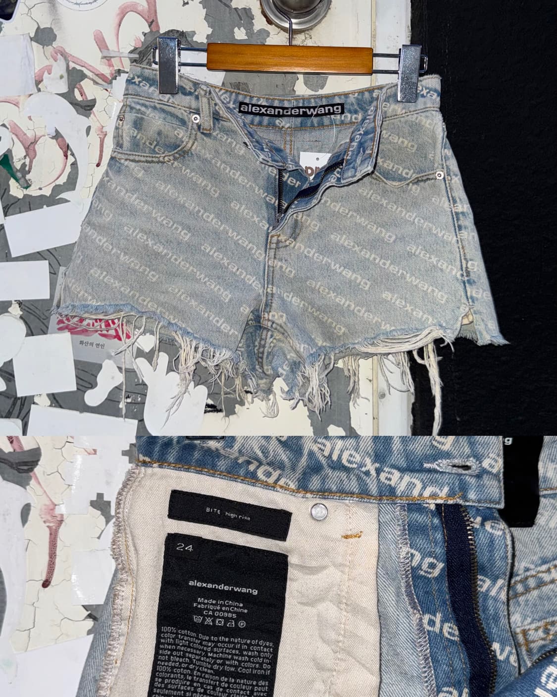 알렉산더왕 숏데님팬츠  상품이미지1