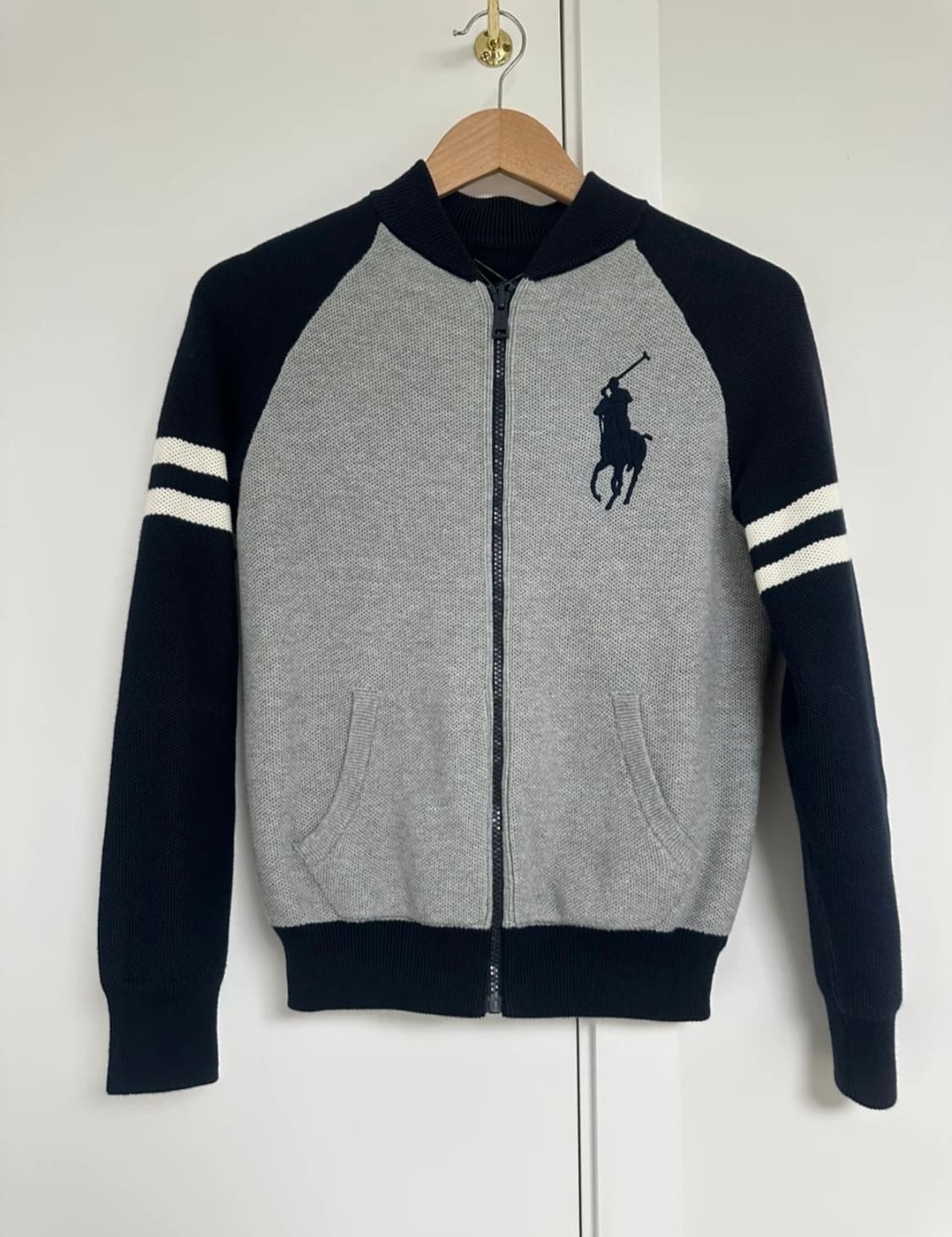 폴로랄프로렌 빅포니 보이즈 니트집업 L  상품이미지1