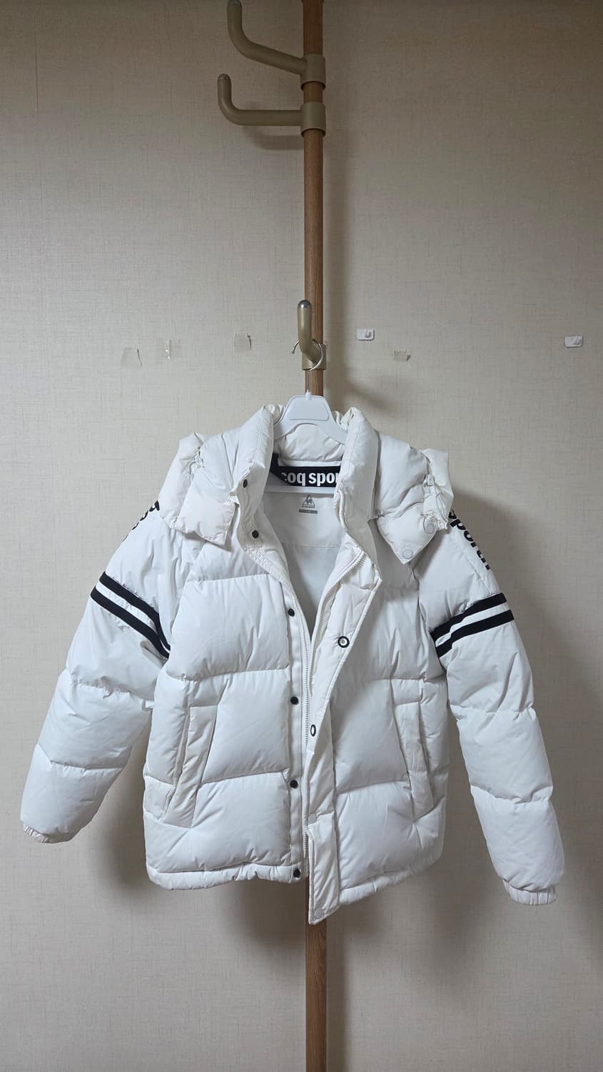 르꼬끄 화이트 구스다운 패딩 상품이미지1