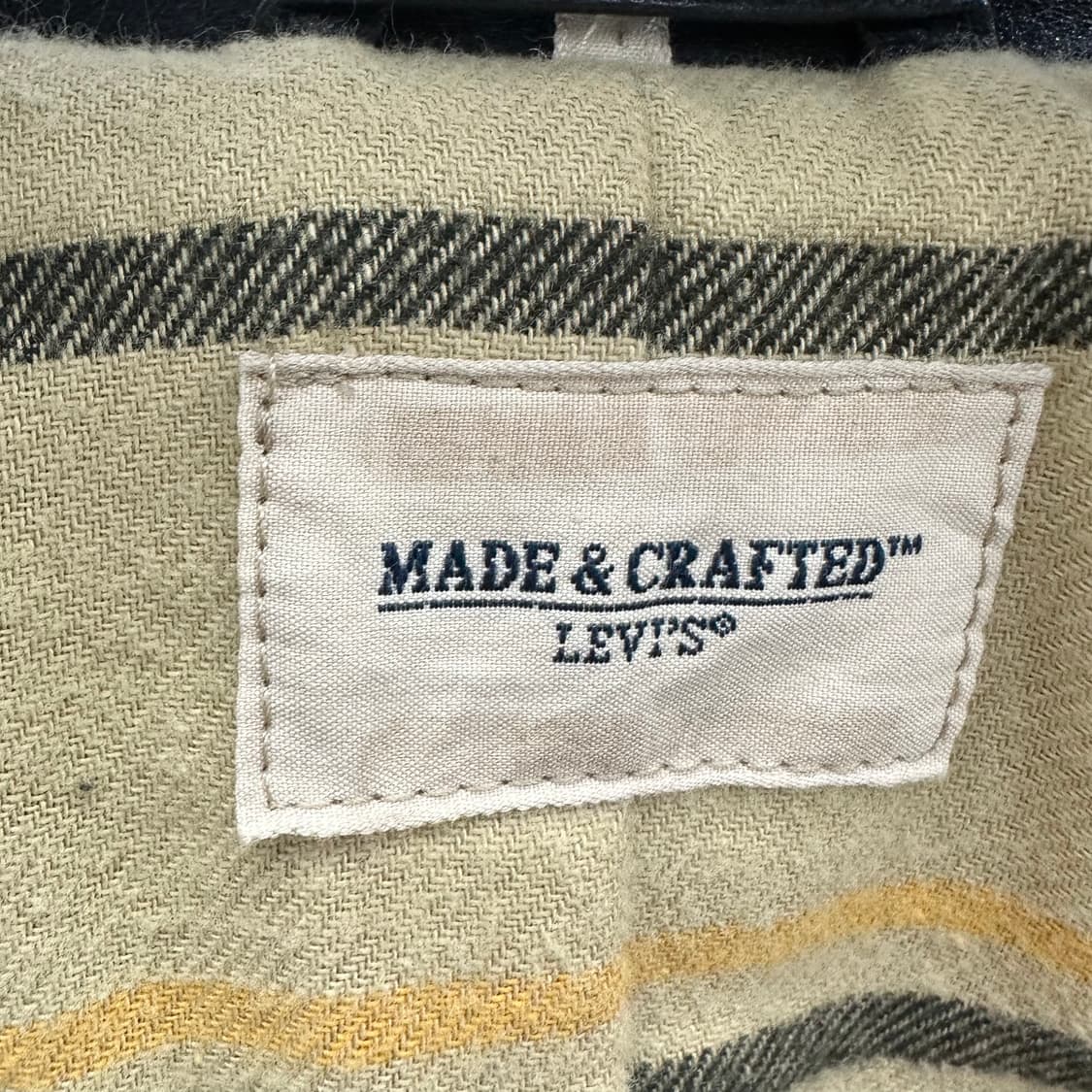 90 리바이스 메이드앤크래프티드 남자 램스킨 라이더 자켓 상품이미지4