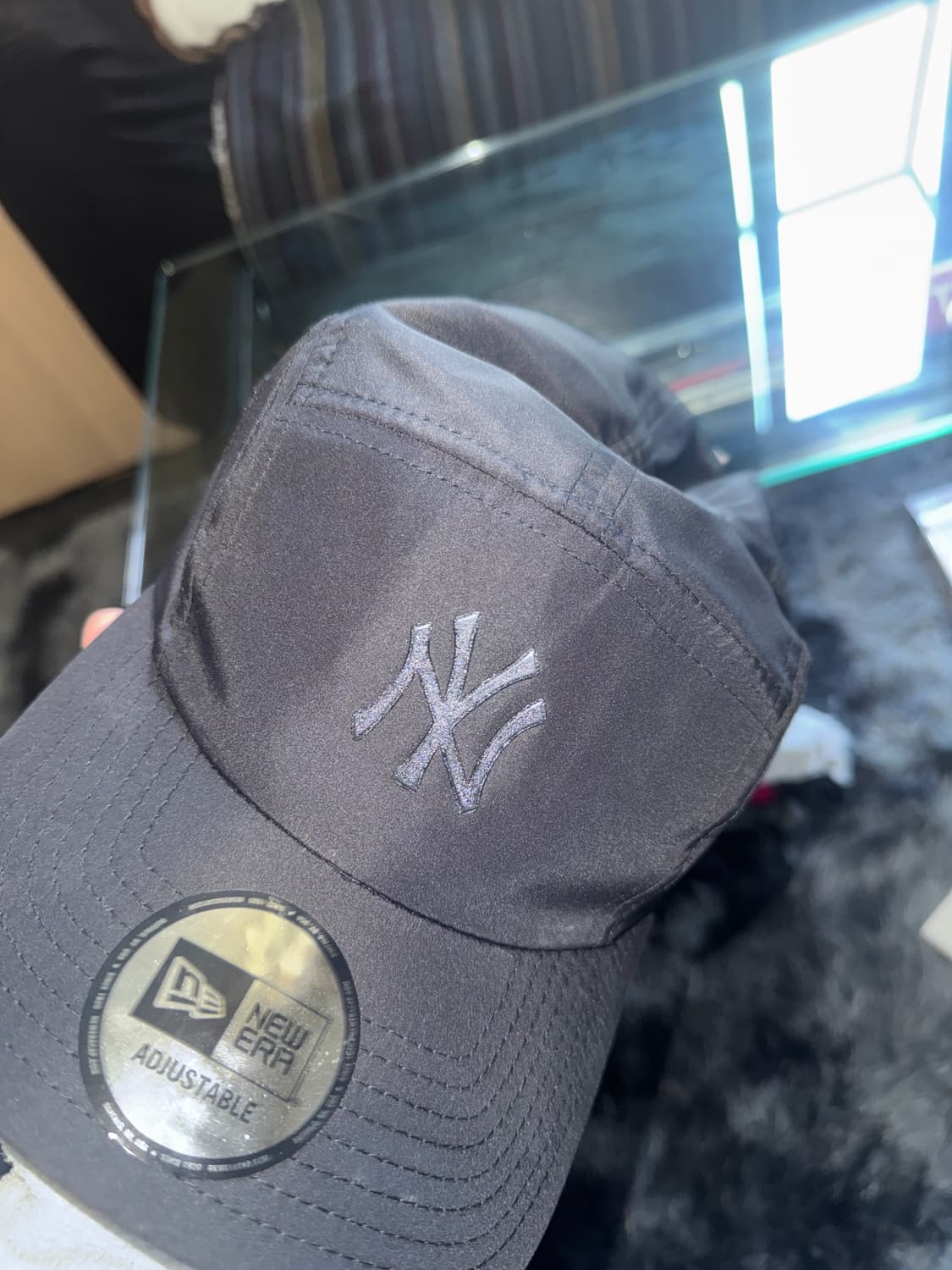 알파 인더스트리 X MLB 뉴욕 양키스 러닝 제트캡 블랙 상품이미지1