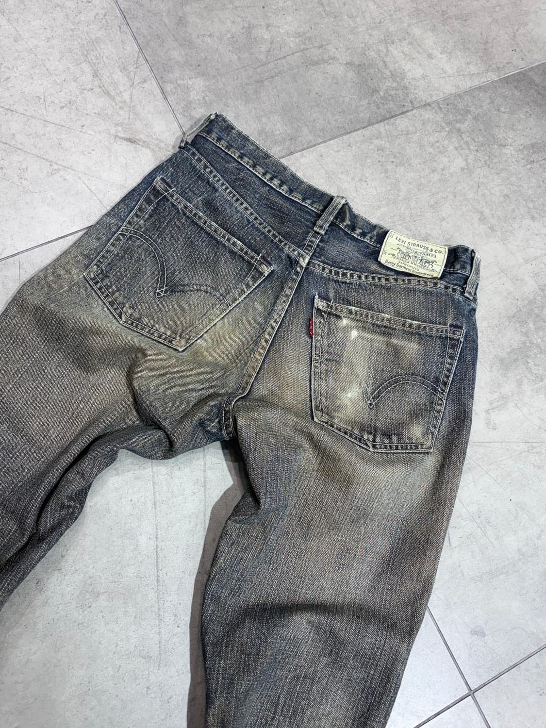 리바이스 빈티지 워싱 데미지 데님 팬츠 바지  상품이미지7