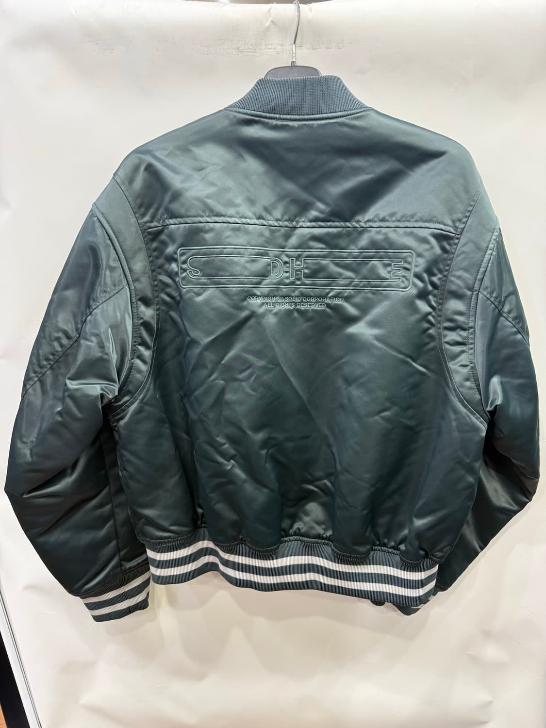 솔리드옴므 백로고 바시티 그린 48사이즈 상품이미지2