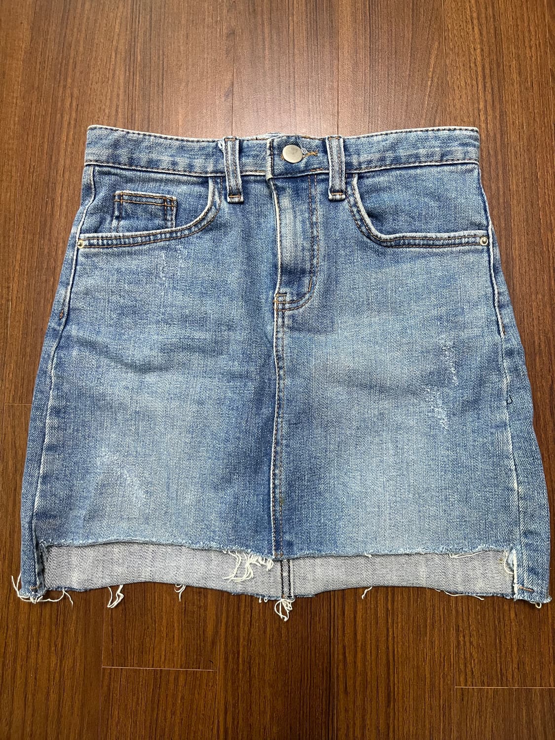 빈티지 미니 데님 스커트 청치마 상품이미지1
