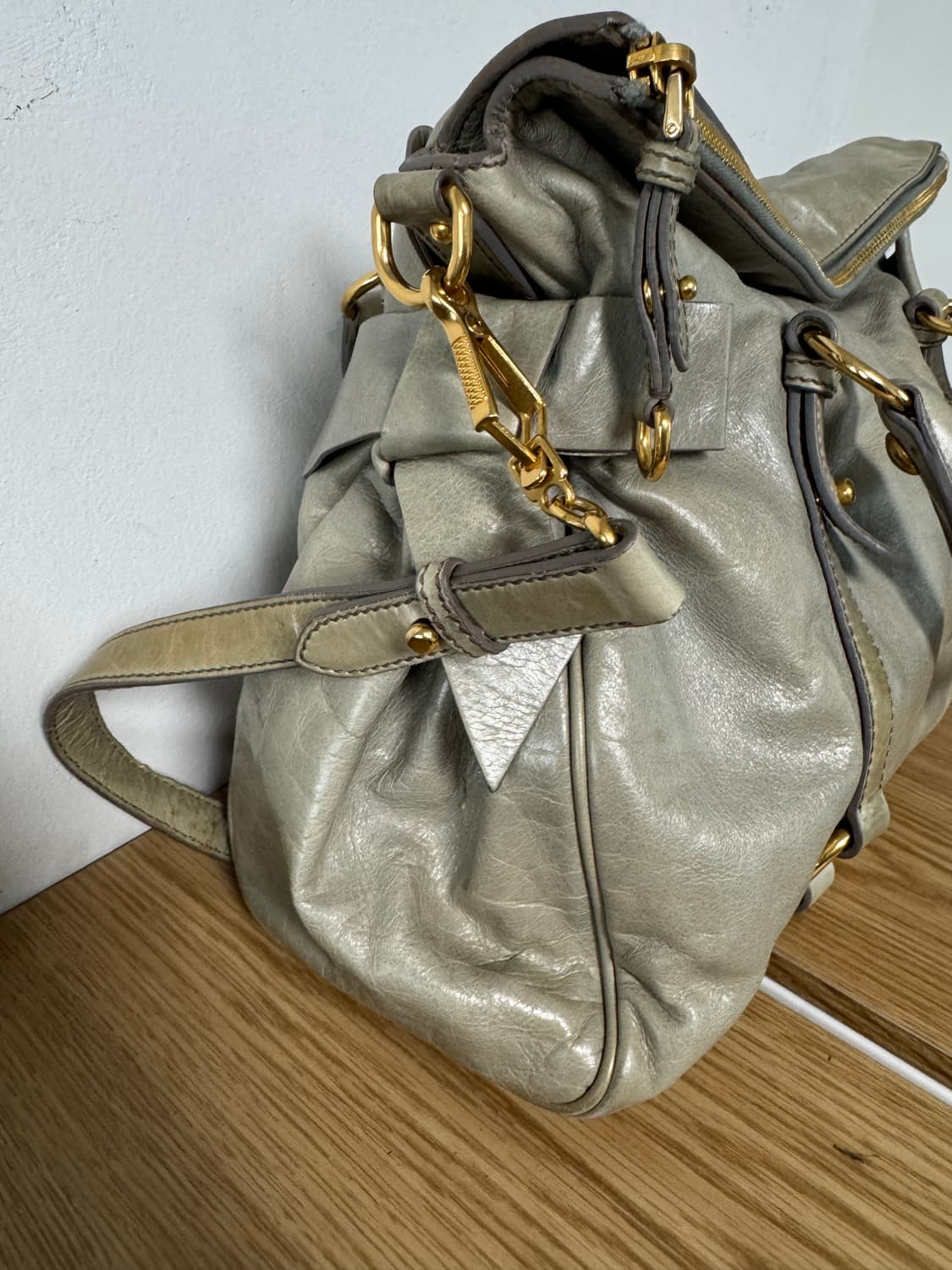 미우미우 보우 사첼 투웨이(정품) 상품이미지5