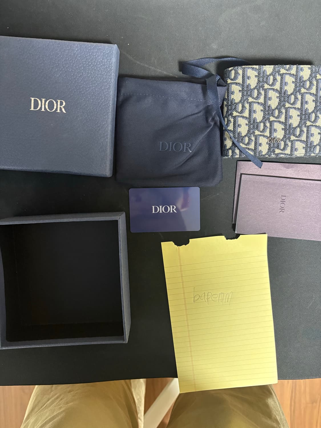 디올 반지갑 베이지 새상품 (급처 상품이미지1